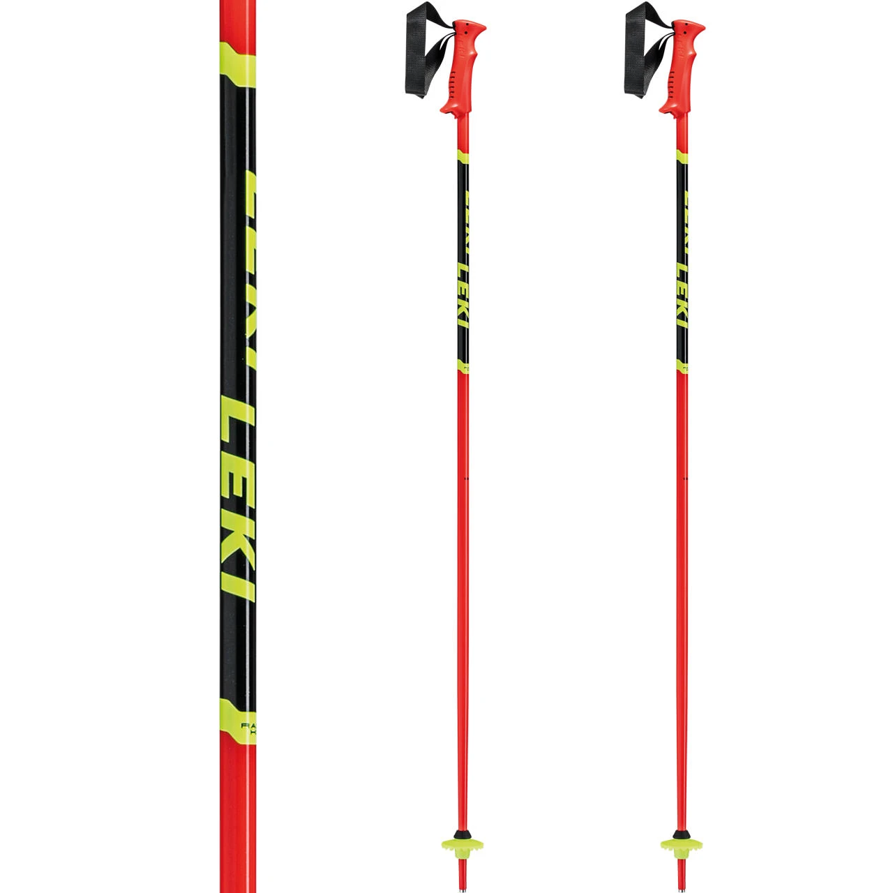 Leki Racing Kids Red/neonred 3 Leki Racing Kids Red/neonred