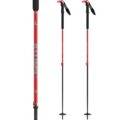 Atomic BCT Touring Carbon SQS Poles Red/grey