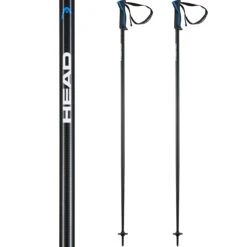 Head Frontside Anthracite/blue Poles