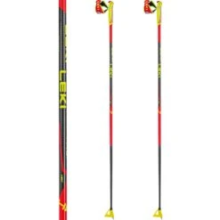 Leki HRC Junior Bright Red/neonyellow/black