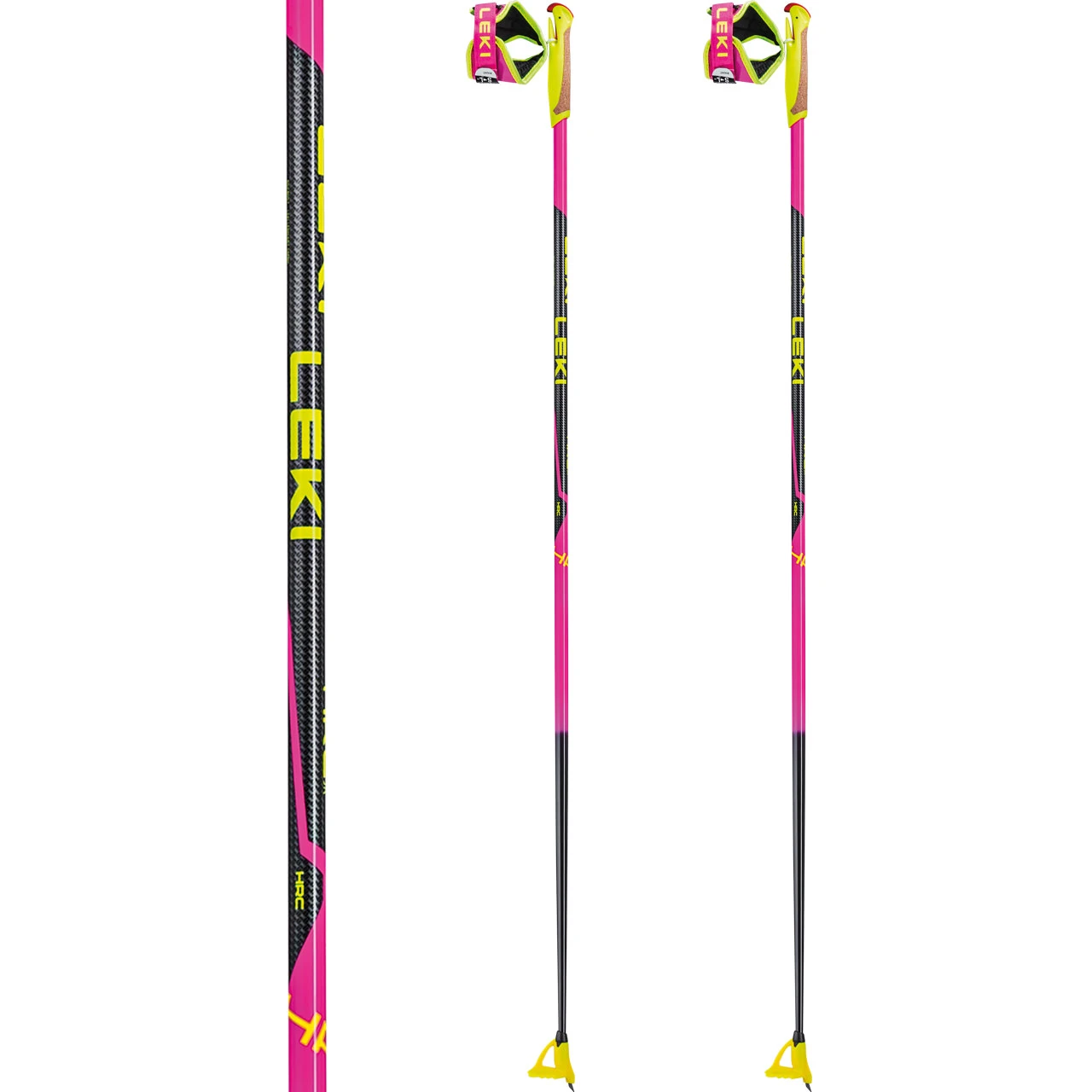 Leki HRC Junior Neonpink/neonyellow/black 3 Leki HRC Junior Neonpink/neonyellow/black