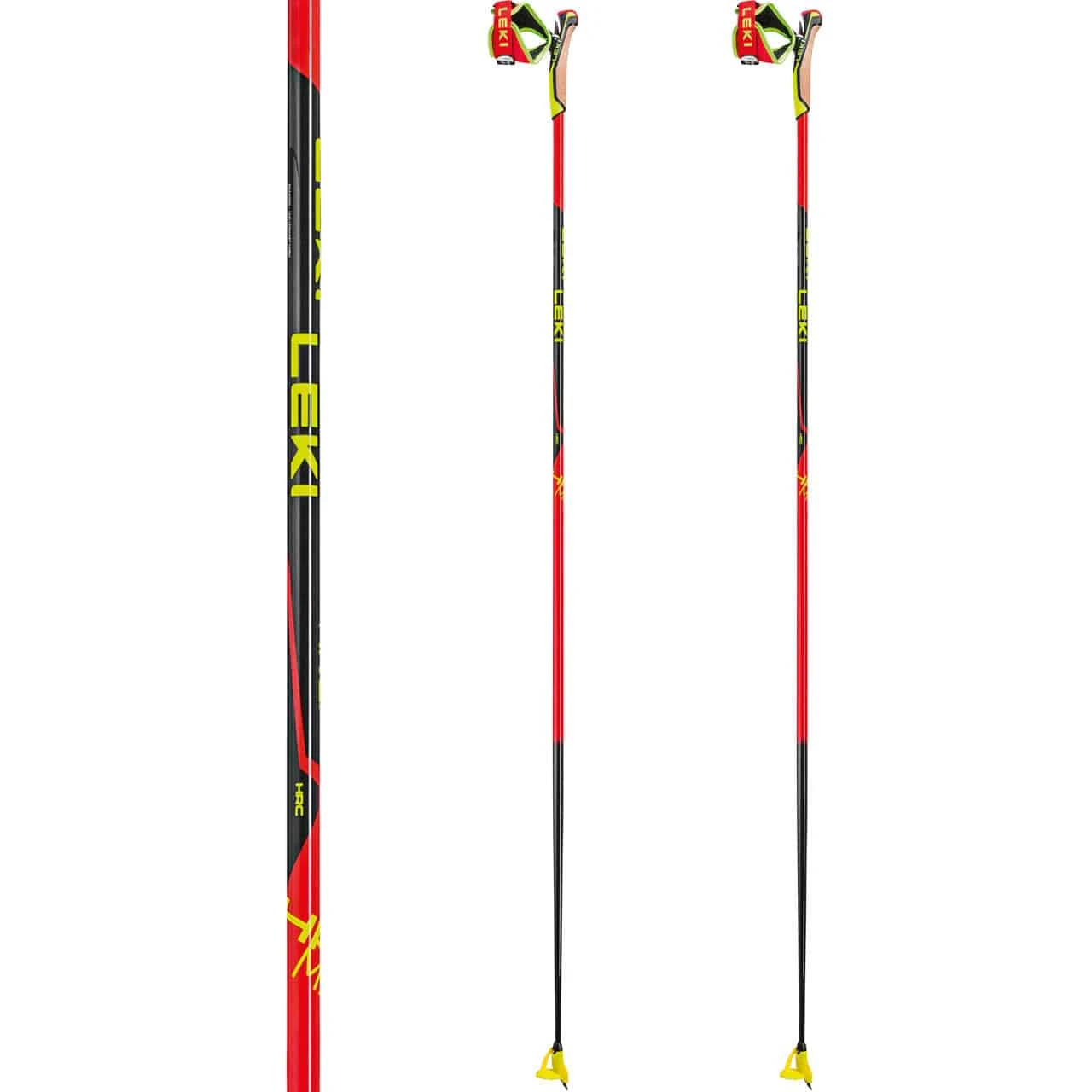 Leki HRC Max Bright Red/neonyellow/black 3 Leki HRC Max Bright Red/neonyellow/black