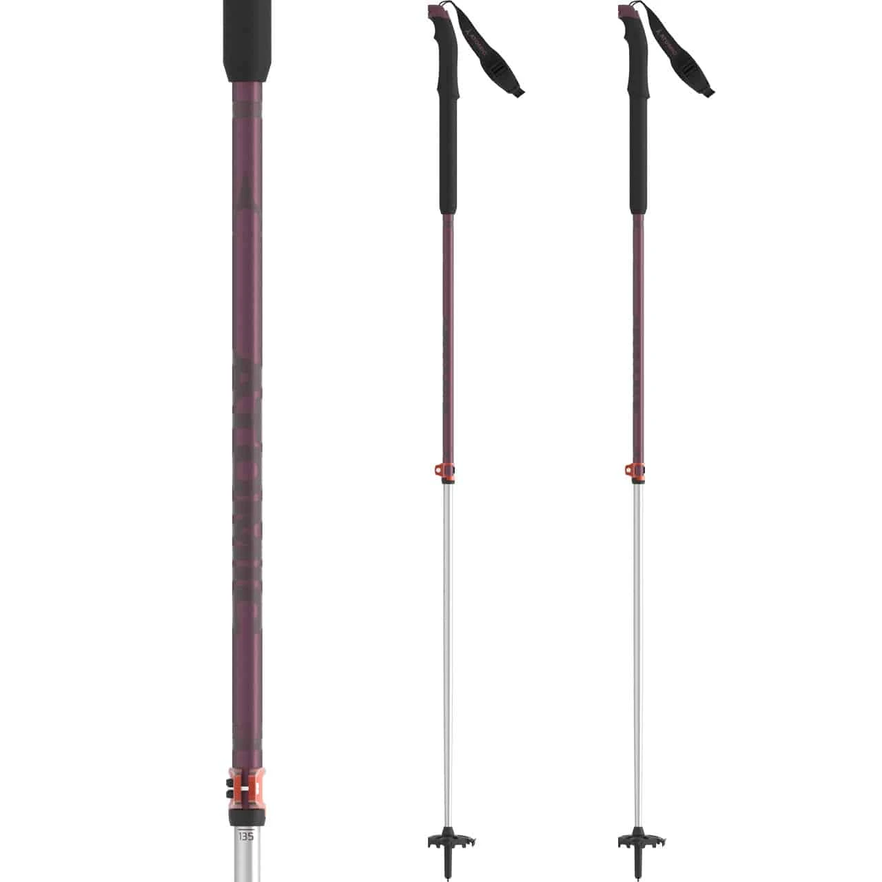 Atomic BCT Touring SQS W Poles Plum 3 Atomic BCT Touring SQS W Poles Plum