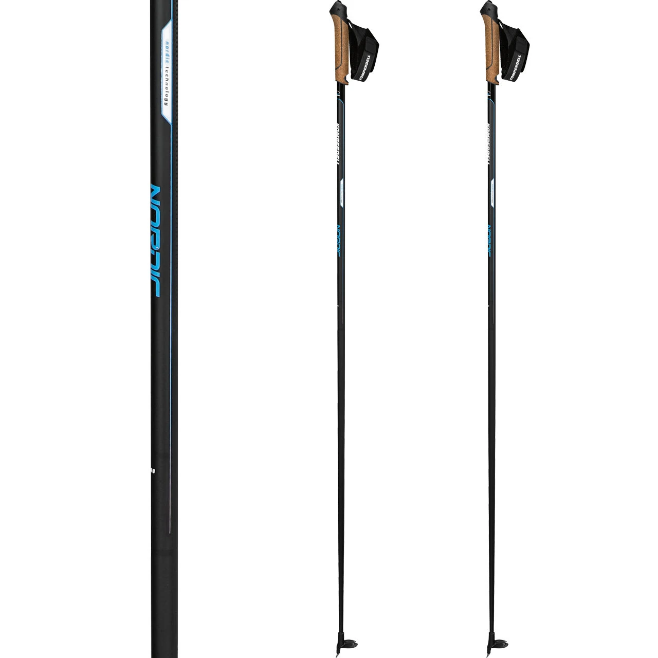 Komperdell Nordic CX-100 Cork Blue 3 Komperdell Nordic CX-100 Cork Blue