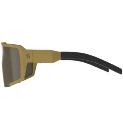 Scott Shield Compact Sunglasses Marble Gold/bronze Chrome