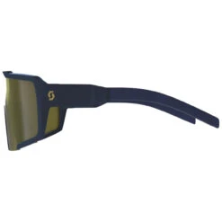 Scott Shield Compact Sunglasses Marble Black/teal Chrome